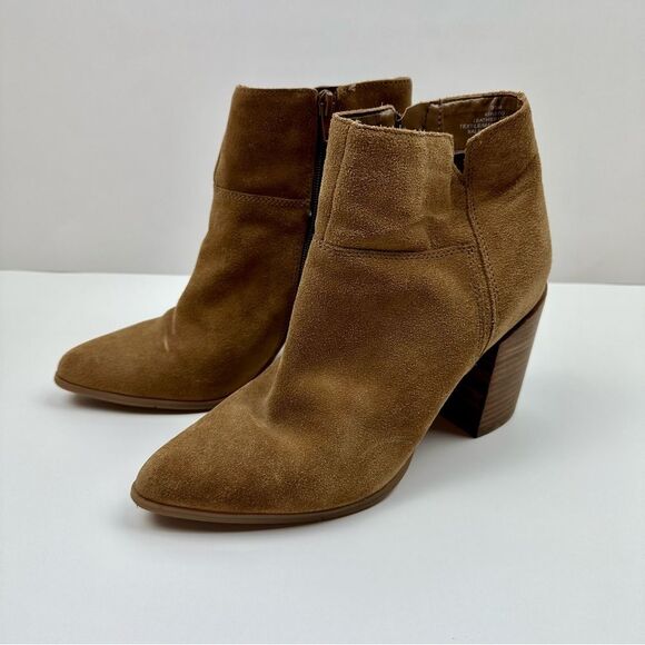 Nine West Camel Suede Kirby Ankle Boot, 9.5 - Picture 3 of 8